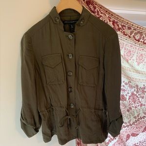 White House Black Market Utility Shirt